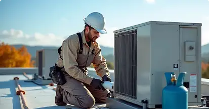Manutenção de HVAC comercial