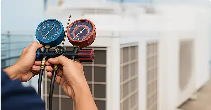 Instalação de HVAC comercial