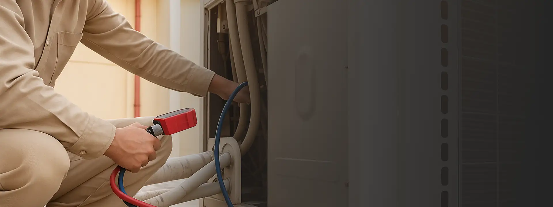 Instalação de HVAC comercial