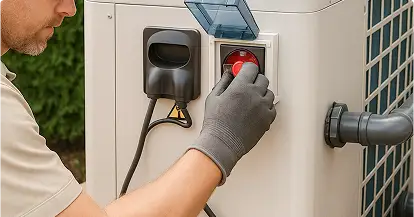 Reparo de bomba de calor local