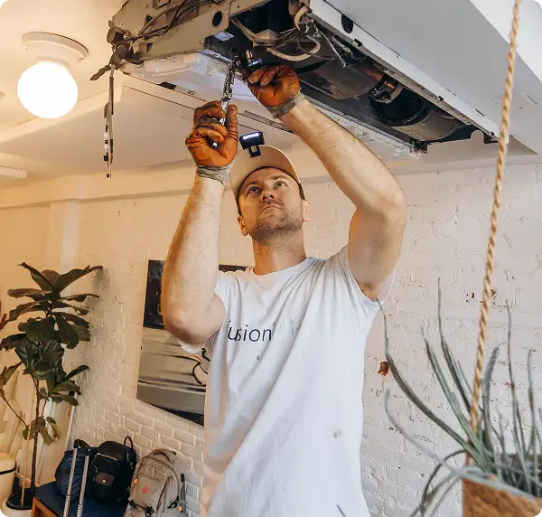 Serviço de reparo de HVAC