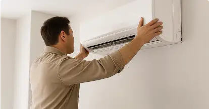 Reparo de HVAC residencial