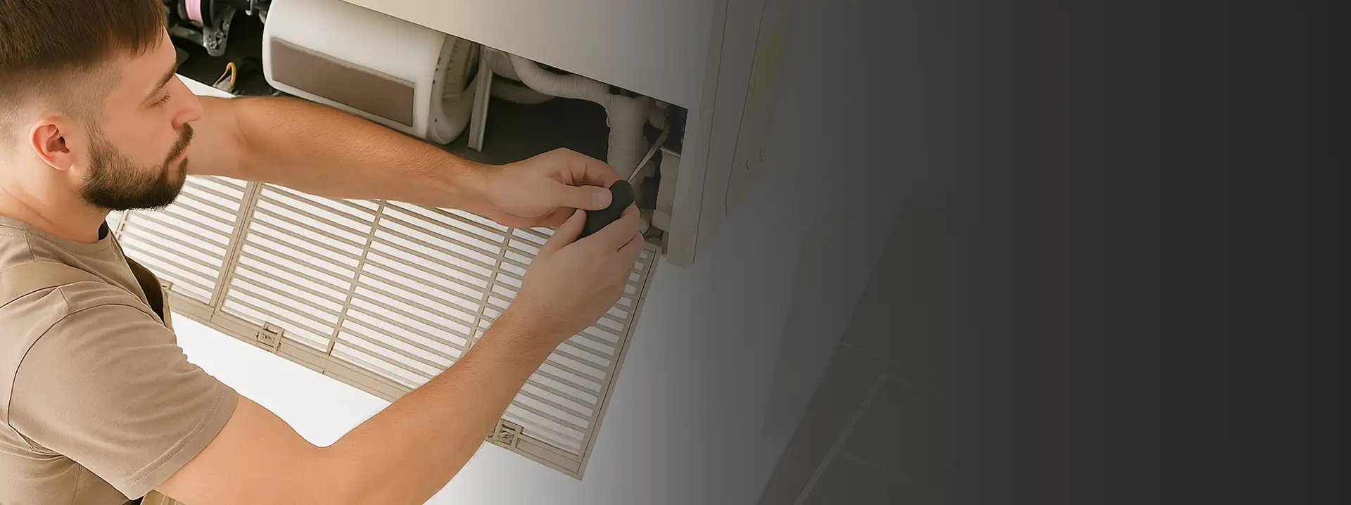 Reparo de HVAC residencial