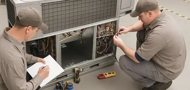 Serviço de HVAC residencial