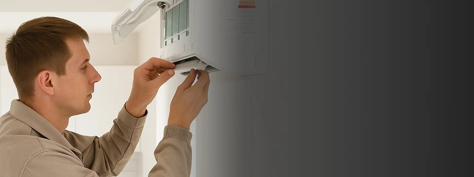 Instalação de mini split sem dutos